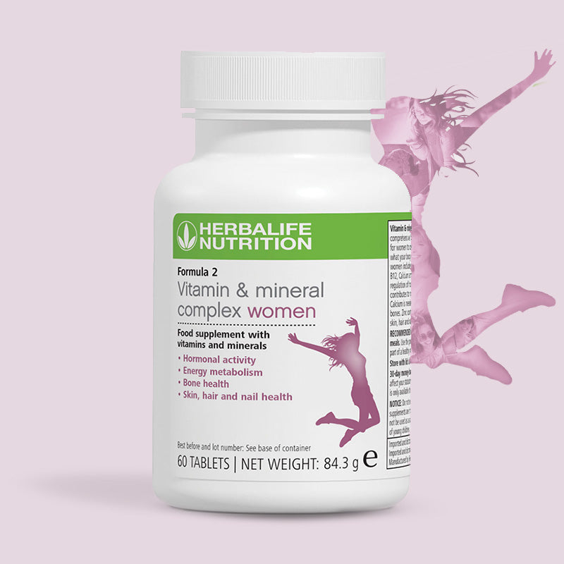 Herbalife Fórmula 2 Mulheres - Complexo de Vitaminas e Minerais 84,3 g