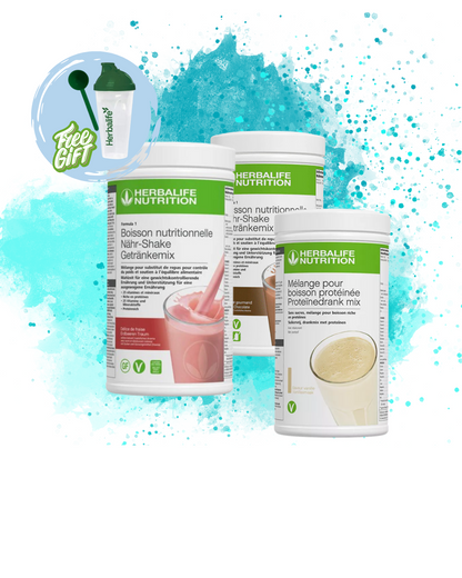 2 fórmulas 1 + Proteína