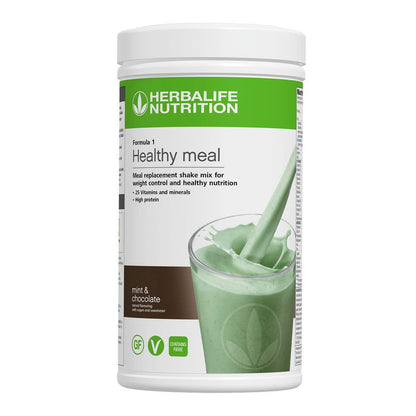 Mistura para Batido Nutricional Herbalife Fórmula 1 Refeição Saudável - Todos os Sabores 550g 