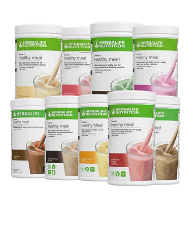 Mistura para Batido Nutricional Herbalife Fórmula 1 Refeição Saudável - Todos os Sabores 550g 